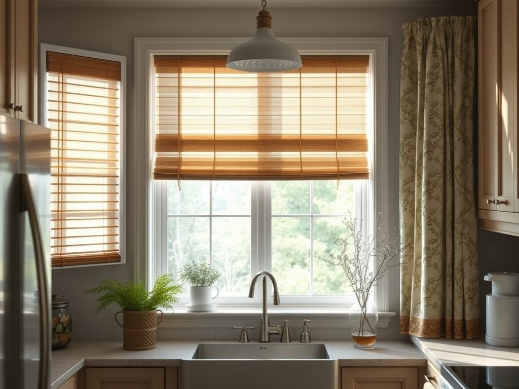 Osłony okienne do kuchni: jak wybrać funkcjonalne i odporne rozwiązania z kontrolą światła i prywatności