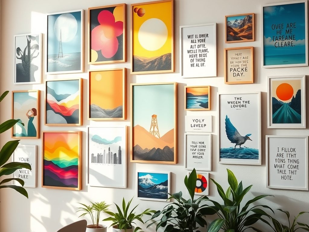 Jak tanio stworzyć galerię plakatów: krok po kroku od planowania do efektownej aranżacji ściany