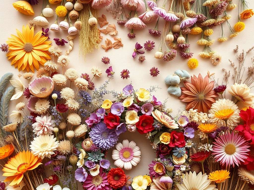 Dekoracje z suszonych kwiatów DIY: praktyczne techniki, inspiracje i trwałe efekty krok po kroku